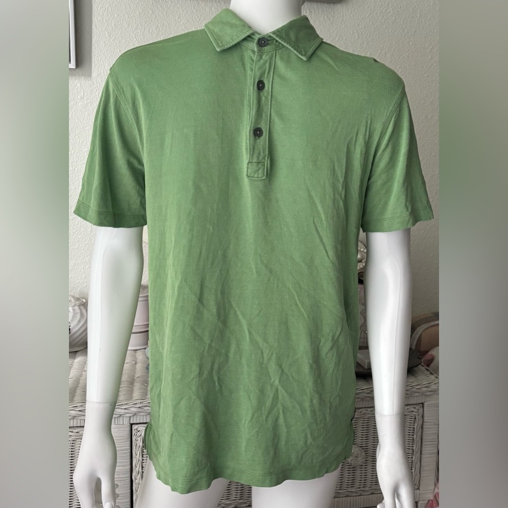 Todd Snyder 51% Cotton piqué Polo Shirt - short sleeves in green color Size XS - Picture 2 of 8